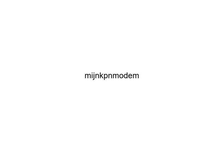 mijnkpnmodem