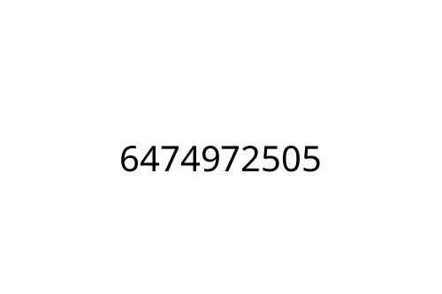 6474972505