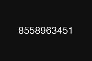 8558963451